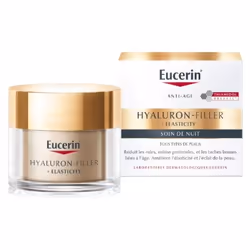 Eucerin Hyaluron-Filler + Elasticity Soin de Nuit 50 ml est un soin spécialement formulé pour atténuer les signes avancés du ...