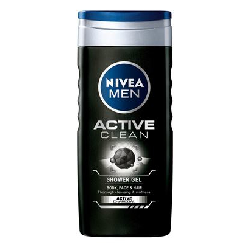 NIVEA Active Clean 250 ml Gel douche Hommes Corps