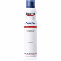 Le baume en spray Eucerin Aquaphor a le don d’apaiser les peaux irritées. Sa présentation en spray permet de l’utiliser sur d ...