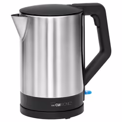 Clatronic WKS 3692, 1,5 L, 2200 W, Noir, Acier inoxydable, Acier inoxydable, Arrêt de sécurité en cas de surchauffe, Sans fil