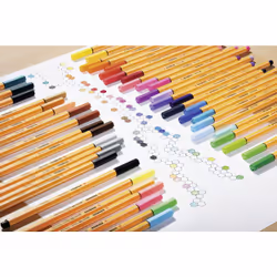 STABILO point 88 stylo fin Noir, Bleu, Vert, Lilas, Rouge, Violet 6 pièce(s) - Vue supplémentaire 5