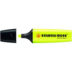 STABILO BOSS ORIGINAL marqueurPointe biseautée Jaune
