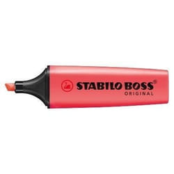 STABILO BOSS ORIGINAL marqueurPointe biseautée Rouge