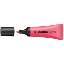 STABILO NEON marqueurPointe biseautée Rose