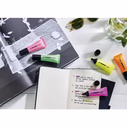 STABILO NEON marqueurPointe biseautée Rose - Vue supplémentaire 5