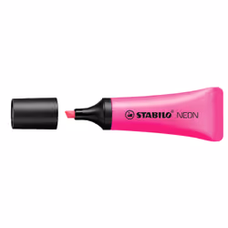 STABILO Neon marqueur 4 pièce(s) Pointe biseautée Vert, Orange, Rose, Jaune - Vue supplémentaire 2