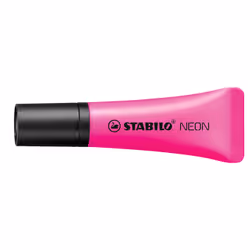 STABILO Neon marqueur 4 pièce(s) Pointe biseautée Vert, Orange, Rose, Jaune - Vue supplémentaire 3