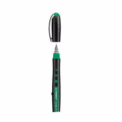 Stylo roller STABILO bl@ck - Pointe Medium: 0.5 mm - Stylo roller avec système à encre liquide - Design ergonomique pour une  ...