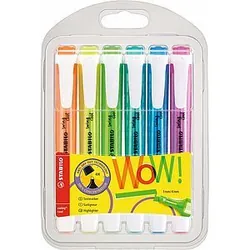 Ensemble de 6 Markers Stabilo 275/06-3 Couleurs Vibrantes