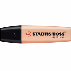 STABILO Boss Original Pastel marqueurPointe biseautée Pêche