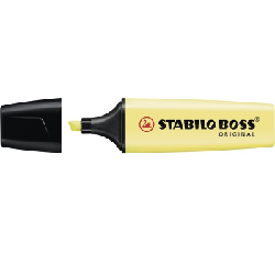 STABILO Boss Original Pastel marqueurPointe biseautée Jaune