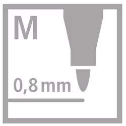 STABILO pointMax ARTY stylo fin Moyen Multicolore 15 pièce(s) - Vue supplémentaire 7