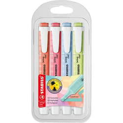 STABILO 275/4-08-1 marqueur 4 pièce(s) Pointe biseautée Couleurs assorties