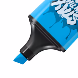 STABILO BOSS MINI by Snooze One marqueurPointe biseautée Bleu - Vue supplémentaire 3