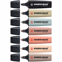 STABILO BOSS ORIGINAL NatureColors marqueur 1 pièce(s) Pointe biseautée Marron - Vue supplémentaire 4
