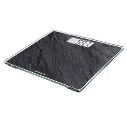 Soehnle Style Sense Compact 300 Carré Noir, Argent Pèse-personne électronique
