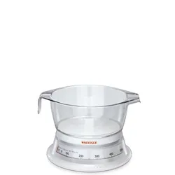 Soehnle 65418 2 escabeaux de cuisine Transparent Balances de cuisine mécaniques
