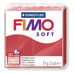 FIMO Pâte à modeler Soft 57g 8020-26 rouge