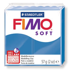 FIMO Pâte à modeler Soft 57g 8020-37 bleu