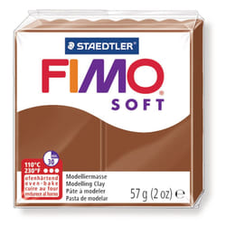 FIMO Pâte à modeler Soft 57g 8020-7 caramel