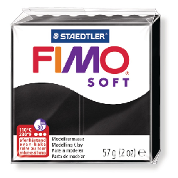 GRAINE CREATIVE Fimo Soft 57G Noir