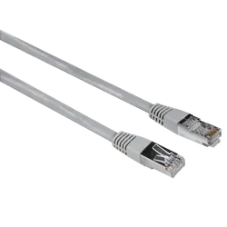 Câble réseau "Droit" RJ45 Hama , Cat 5e, STP, Blindé, Gris, 10,00m