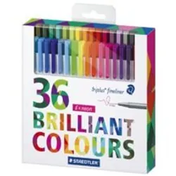 Fineliner Staedtler Triplus 334 0,3mm assorti set 26 + 10 gratuits