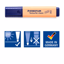 Staedtler 364 C marqueur 10 pièce(s) Pointe biseautée Noir, Marron, Bleu clair, Gris clair, Citron vert, Menthe, Pêche, Rose, Violet, Jaune - Vue supplémentaire 7