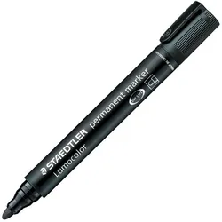Staedtler Lumocolor marqueur indélébile Pointe ogive Noir