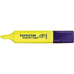 Staedtler 364-1 marqueurPointe biseautée Jaune