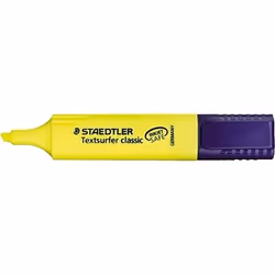 Staedtler 364-1, 1 pièce(s), Jaune, Pointe biseautée, Jaune, Polypropylène (PP), 1 mm