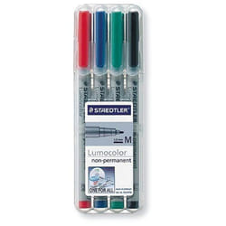 Staedtler 315 WP4 marqueurNoir, Bleu, Vert, Rouge