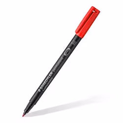 Staedtler Lumocolor 317 WP4 marqueur indélébile Noir, Bleu, Vert, Rouge 4 pièce(s)