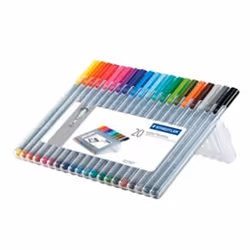 Staedtler triplus fineliner 334, Multicolore, Gris, Polypropylène (PP), 0,3 mm, 20 pièce(s)