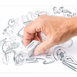 Staedtler rasoplast 526 B gomme à effacer Blanc