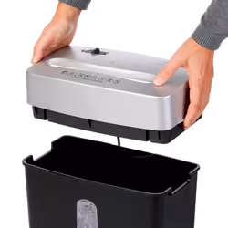 Dahle 22022 destructeur de papier Déchiquetage des confettis 59 dB 22 cm Noir, Argent - Vue supplémentaire 2