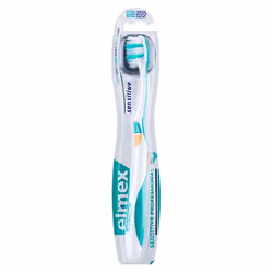 Elmex Sensitive Professional Brosse à Dents Extra Souple - Couleur : Vert - Jaune est une brosse à dents développée avec des brins extra souples pour répondre aux besoins des personnes souffrant d'hypersensibilité dentaire fréquente.
Elle présente :