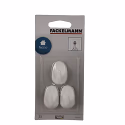 Fackelmann 20601 porte-serviettes et anneau porte-serviettes Crochet pour serviette Mural Blanc - Vue supplémentaire 2