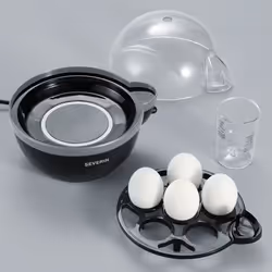 Severin EK 3056 6 œufs 400 W Noir, Transparent - Vue supplémentaire 4