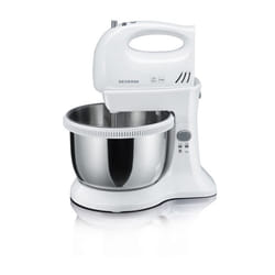 Severin HM 3816 Robot mixer 300 W Gris, Acier inoxydable, Blanc