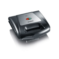 Severin SA 2968 2 gauffre(s) Noir, Chrome