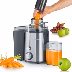 Severin ES 3566 presse-agrumes Centrifugeuse 400 W Noir, Acier inoxydable