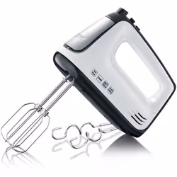 Severin HM 3830, Batteur à main, Blanc, Pétrisseur, Mélange, Boutons, Foie, Plastique, Acier inoxydable