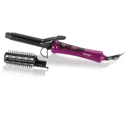 Severin LS 0670 brosse soufflante et fer à lisser Fer à friser À chaleur Noir, Violet 25 W