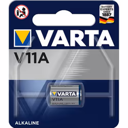 Varta V11A, Batterie à usage unique, Alcaline, 6 V, 1 pièce(s), 38 mAh, Bleu, Argent