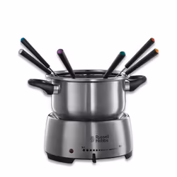 Russell Hobbs Fiesta, 6 personne(s), 2 L, Noir, Acier inoxydable, Rond, Acier inoxydable, 1200 W