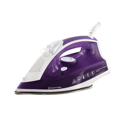 Russell Hobbs 23060-56 fer à repasser Fer à repasser à sec ou à vapeur Semelle en acier inoxydable 2400 W Violet, Blanc