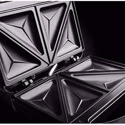 Russell Hobbs Fiesta gaufrier et appareil à croque-monsieur 750 W Noir, Acier inoxydable