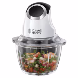 Russell Hobbs Horizon hachoir électrique 0,5 L 200 W Transparent, Blanc