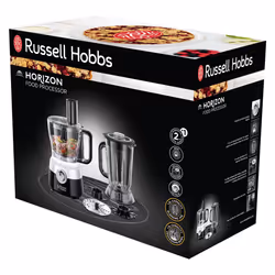 Russell Hobbs Horizon robot de cuisine 600 W 2,5 L Noir, Transparent